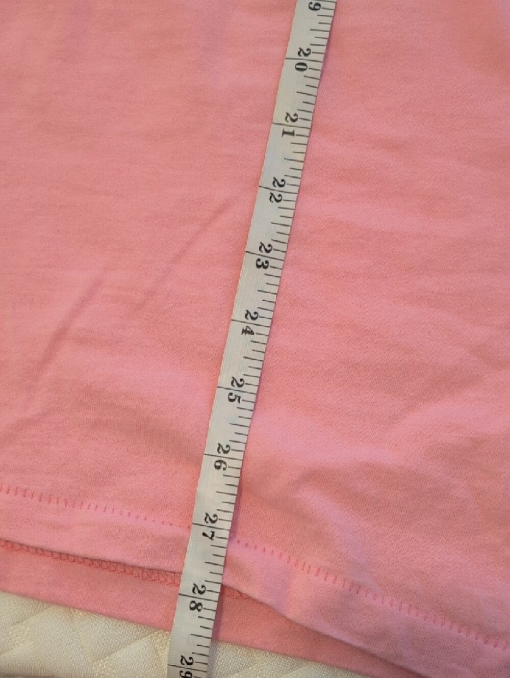 ABERCROMBIE AND FITCH Crewneck Tee Pink with Navy Graphic - Picture 7 of 7